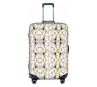 DJnni Pommeranians Cartoon-Blumen, Reisebox, Schutzhülle, Koffer-Abdeckung, Koffer-Schutz, passend für 45,7 - 81,3 cm, Pink Sketch Sailing, M