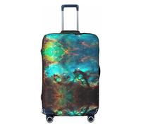 DJnni Reisebox-Schutzhülle, tropische Pflanzen, Koffer-Abdeckung, Reisegepäck-Abdeckung, Koffer-Schutz, passend für 45,7 - 81,3 cm, Universe Galaxy Space, M