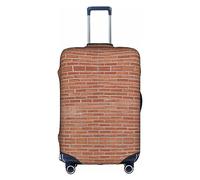 DJnni Rotwein-Reisebox-Schutzhülle, Kofferabdeckung, Reisegepäckabdeckung, Koffer-Schutz, passend für 45,7 - 81,3 cm, Rote Ziegelmauer., XL