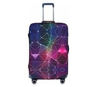 DJnni Rotwein-Reisebox-Schutzhülle, Kofferabdeckung, Reisegepäckabdeckung, Koffer-Schutz, passend für 45,7 - 81,3 cm, Rote Galaxie-Konstellation, XL