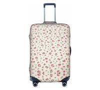 DJnni Schutzhülle für Reisekoffer, Koffer, Reisegepäck, Koffer-Schutz, passend für 45,7 - 81,3 cm, 2 Stück, Süße rote Kirsche., M