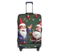 DJnni Shark Sailing Travel Box Schutzhülle, Koffer-Abdeckung, Reisegepäck-Abdeckung, Koffer-Schutz, passend für 45,7 - 81,3 cm, Skurrile Weihnachtszwerge, L