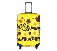 DJnni Sharks nautische Reisebox Schutzhülle, Kofferabdeckung, Reisegepäckabdeckung, Koffer-Schutz, passend für 45,7 - 81,3 cm, Gut aussehende Hello Nice Sunshines, S