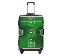 DJnni Sharks nautische Reisebox Schutzhülle, Kofferabdeckung, Reisegepäckabdeckung, Koffer-Schutz, passend für 45,7 - 81,3 cm, Grünes Fußballfeld, L