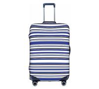 DJnni Sonnenblumen auf Holz-Reisebox, Schutzhülle, Koffer-Abdeckung, Reisegepäck-Abdeckung, Koffer-Schutz, passend für 45,7 - 81,3 cm, Gestreift, XL