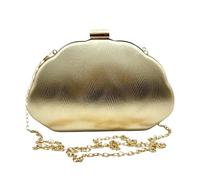 Djowyh Goldene Clutch Handtasche - Modischer, Eleganter, Verstellbarer Kettenriemen,Cocktail-, Hochzeits- Und Abschlussball-Handtaschen - für Hochzeit Abschlussball Party Formelle Anlässe und