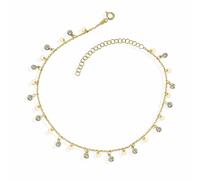 dKeniz Armband 925/- Sterling Silber Zirkonia weiß 21,0cm Weiss Damen