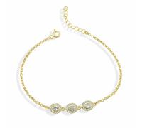 dKeniz - Armband 925/- Sterling Silber Zirkonia weiß Armbänder & Armreife 1 ct Weiss Damen