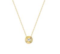 dKeniz - Halskette 925/- Sterling Silber Zirkonia weiß Charms & Kettenanhänger 1 ct Weiss Damen