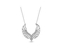 dKeniz - Anhänger mit Kette 925/- Sterling Silber Zirkonia weiß Charms & Kettenanhänger 1 ct Weiss Damen