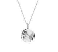 dKeniz - Anhänger mit Kette 925/- Sterling Silber Zirkonia Charms & Kettenanhänger 1 ct Weiss Damen (124.89 € / 1 ct)