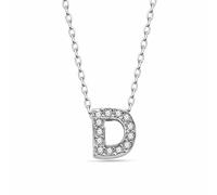 dKeniz Anhänger mit Kette 925/- Sterling Silber Zirkonia bunt 40cm+3cm Damen