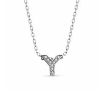 dKeniz - Anhänger mit Kette 925/- Sterling Silber Zirkonia bunt Charms & Kettenanhänger 1 ct Weiss Damen