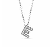 dKeniz - Anhänger mit Kette 925/- Sterling Silber Zirkonia bunt Charms & Kettenanhänger 1 ct Weiss Damen