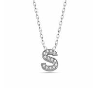 dKeniz Anhänger mit Kette 925/- Sterling Silber Zirkonia bunt 40cm+3cm Damen