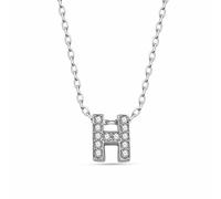 dKeniz - Anhänger mit Kette 925/- Sterling Silber Zirkonia bunt Charms & Kettenanhänger 1 ct Weiss Damen