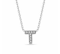 dKeniz Anhänger mit Kette 925/- Sterling Silber Zirkonia bunt 40cm+3cm Damen
