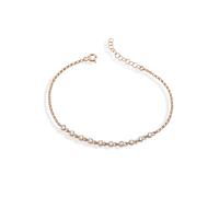 Dkeniz Armband 925/- Sterling Silber rosévergoldet Tennisarmband Einheitsgröße