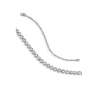 Dkeniz Damen Armband 925/- Sterling Silber 18 cm glänzend Zirkonia Silber 145260006