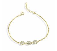 dKeniz - Armband 925/- Sterling Silber Zirkonia weiß Armbänder & Armreife 1 ct Weiss Damen
