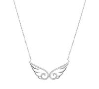 dKeniz Kette 925/- Sterling Silber Zirkonia 19,5cm Weiss Damen