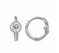 dKeniz Ohrringe 925/- Sterling Silber Zirkonia weiß Damen