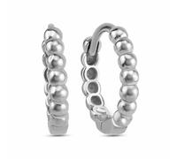 Dkeniz Damen Creolen 925/- Sterling Silber 2cm glänzend Zirkonia Silber 145230024
