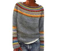 DKLOVIFU Cashmere Pullover Damen Damen Pulli Pullover Damen Rot Kashmiri Pullover Damen Damen Strickpullover Longpullover für Damen Schwarz Damenpullover Langarm Elegant