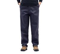 DKLOVIFU Jogginghose Herren Baggy Men s Suit Trousers with Pleat and Expandable Waistband Classic Cut Outwear Schwarze Cargohose 3 4 Leinenhose