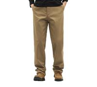 DKLOVIFU Jogginghose Herren Baggy Men s Suit Trousers with Pleat and Expandable Waistband Classic Cut Outwear Schwarze Cargohose 3 4 Leinenhose