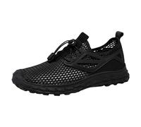 DKLOVIFU Latschen Herren Watschuhe Strandschuhe Mesh Atmungsaktive Freizeitschuhe Einfache Sandalen für Herren Sandalen Herren Schlappen Pantoletten