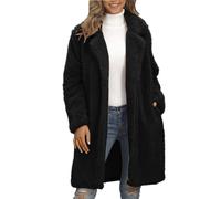 DKLOVIFU Teddy Jacke Damen Oversize Leichte Steppjacke Damen Parka Damen Winterjacke für Damen Übergangsjacke 146 Mädchen Winter Jacket Damen Winterpullover Damen