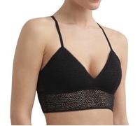 DKNY Damen Moderner Bralette Spitze, Lang BH, schwarz, Medium
