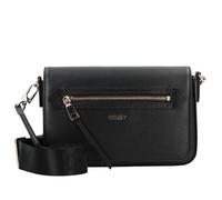 DKNY,WOMEN'S,BRYANT AVE MD FLAP CROSSBODY, BLK/GOLD,1SZ