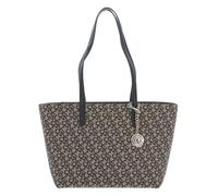 DKNY Handtasche Bryant Medium Zip Tote Chino Logo/Charcoal (10 Liter) Braun