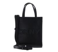DKNY Women's Carter Mini Tote Crossbody Handbag, Black/Silver