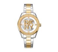 DKNY Quarz Damenuhr Chambers Midi mit Edelstahlarmband