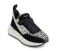 DKNY Damen Aveline-Lace Up Sneaker, Black/Off White, 40.5 EU