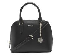 DKNY Damen Bryant Dome Umhängetasche Ranzen, Schwarz/Goldfarben