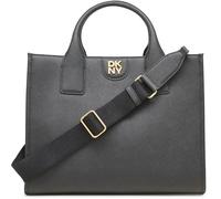 DKNY Damen Carol Md Tote Tragetasche, schwarz/Gold