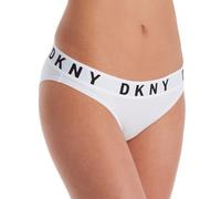 DKNY Damen Cozy Boyfriend Unterwsche im Bikini-Stil, weiß/schwarz, Large