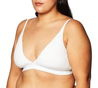 DKNY Damen Litewear Bustier aus nahtlosem Material BH, Blickdicht, Popeline Weiß, S