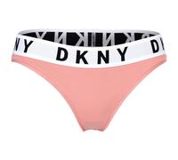 DKNY Damen Slip - Brief, Cotton Modal Stretch, Logobund, einfarbig Altrosa XL