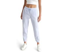DKNY Damen Varsity Embroidered Logo Relaxed Fit Fleece Sweatpant Trainingshose
