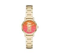 DKNY Damenuhr Soho 3-Zeiger-Werk Edelstahl goldfarben, NY6660