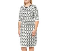 DKNY,Dress,S/S Logo Intarsia SW,Ivory/Black,S