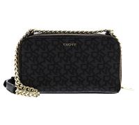 DKNY Felicia Double Zip Crossbody BK Logo - BK