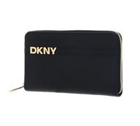 DKNY Geldbörse Avril Zip Around Wallet Blk/Gold schwarz