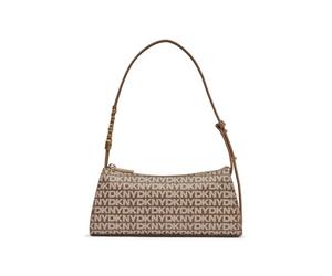 DKNY,HANDBAG,AVRIL TZ SHOULDER, CHINO/SHITAKE,1SZ