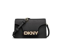 DKNY Avril Umhängetasche Leder 19 cm schwarz